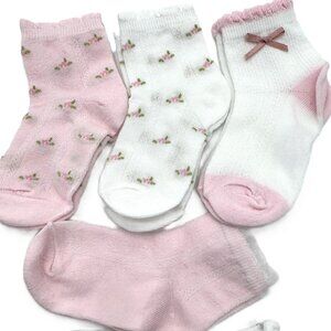 Set of 5 Toddler Female socks ages 1-3